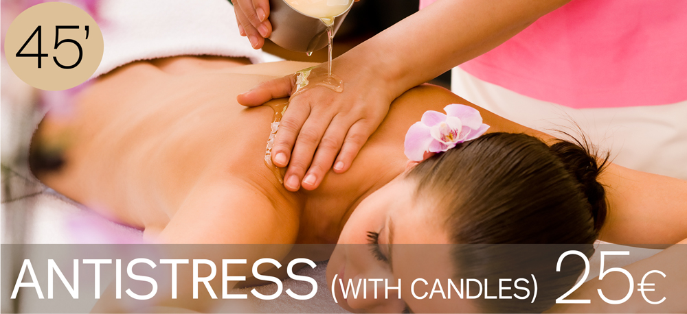 Anti Stress with candles Massage